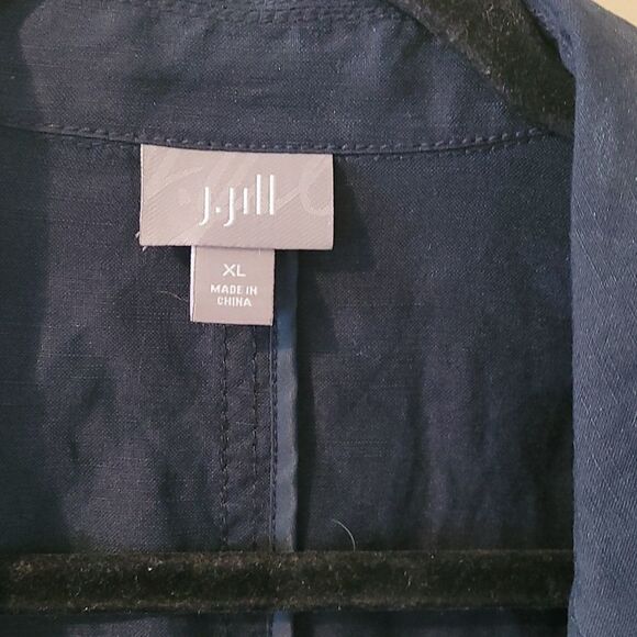 J.JILL jacket XL navy excellent condition - Picture 2 of 6